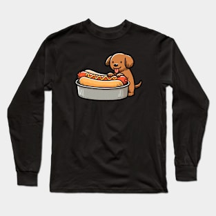 Hot Dog Long Sleeve T-Shirt